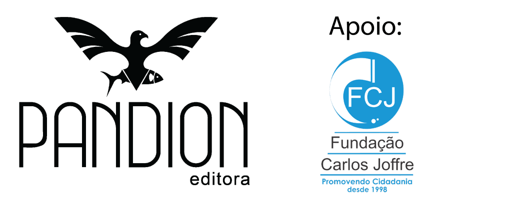Dois logotipos para uma empresa chamada pandion editora